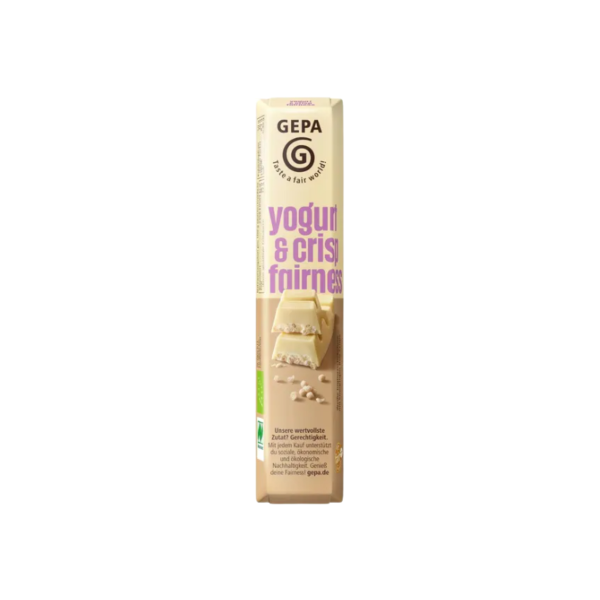 Gepa Organic Bar Yogurt & Crisp