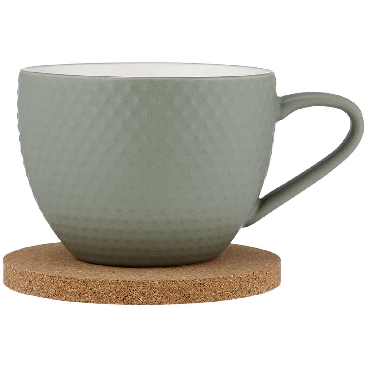 ABODE Tasse texturée avec soucoupe (lot)