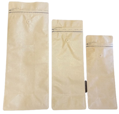 Blockbodenbeutel Kraftpapier