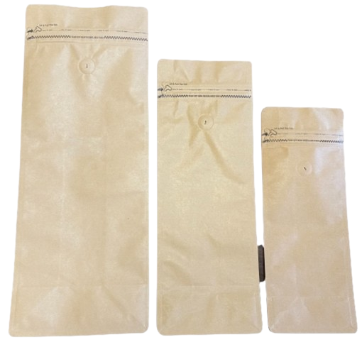 Blockbodenbeutel Kraftpapier