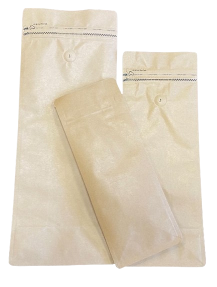 Blockbodenbeutel Kraftpapier