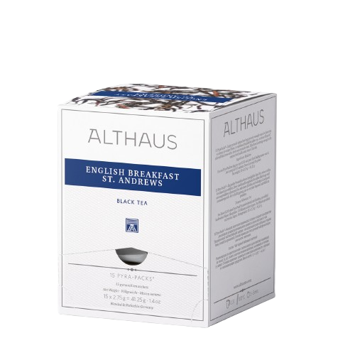 Althaus English Breakfast St. Andrews Pyra Packs Schwarz Tee