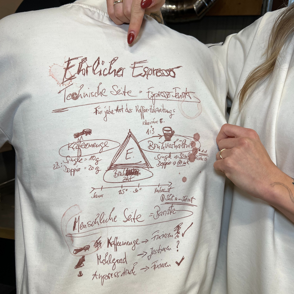 T-shirt oversize Barista Buddy x Mondo del Caffè – Salutations
