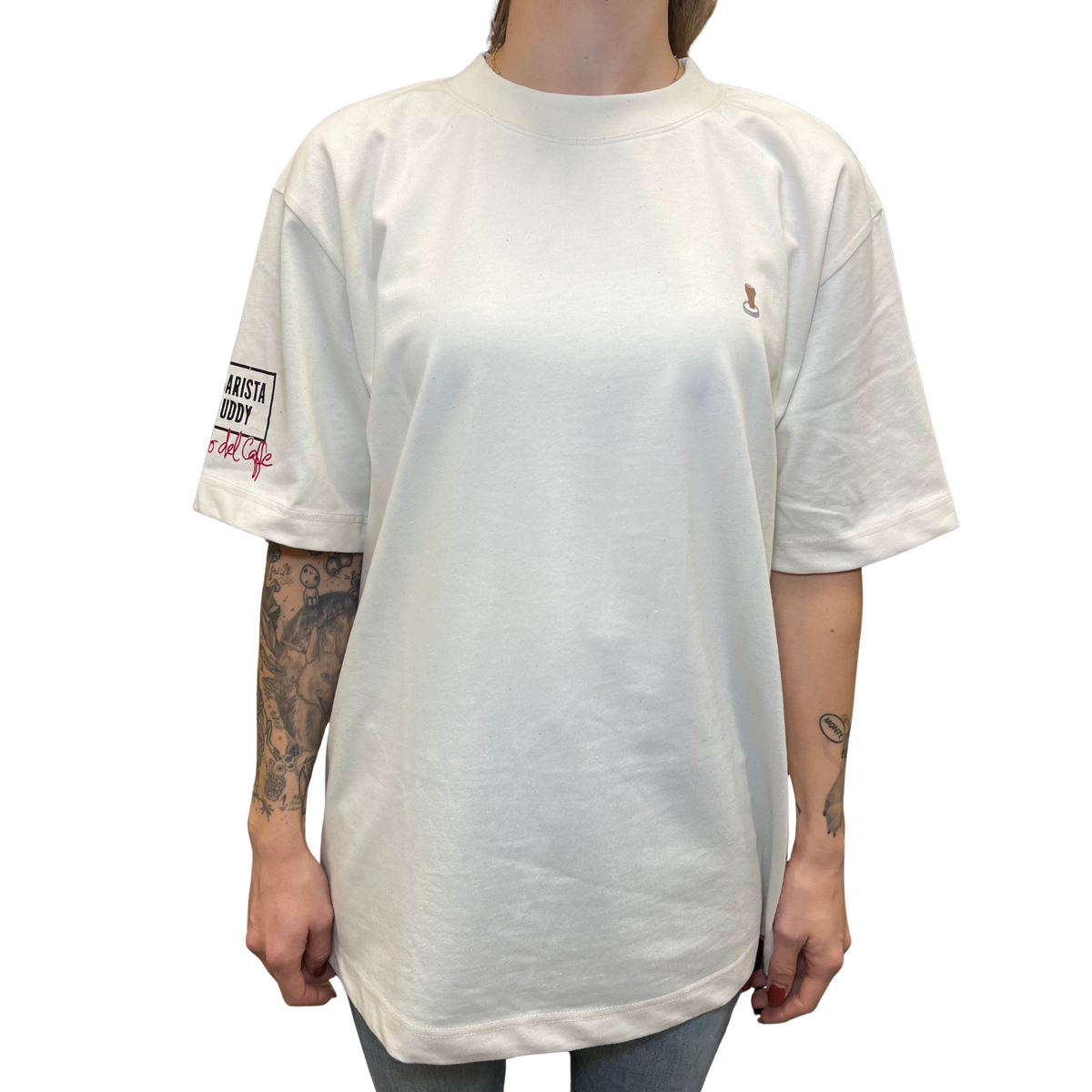 T-shirt oversize Barista Buddy x Mondo del Caffè – Salutations