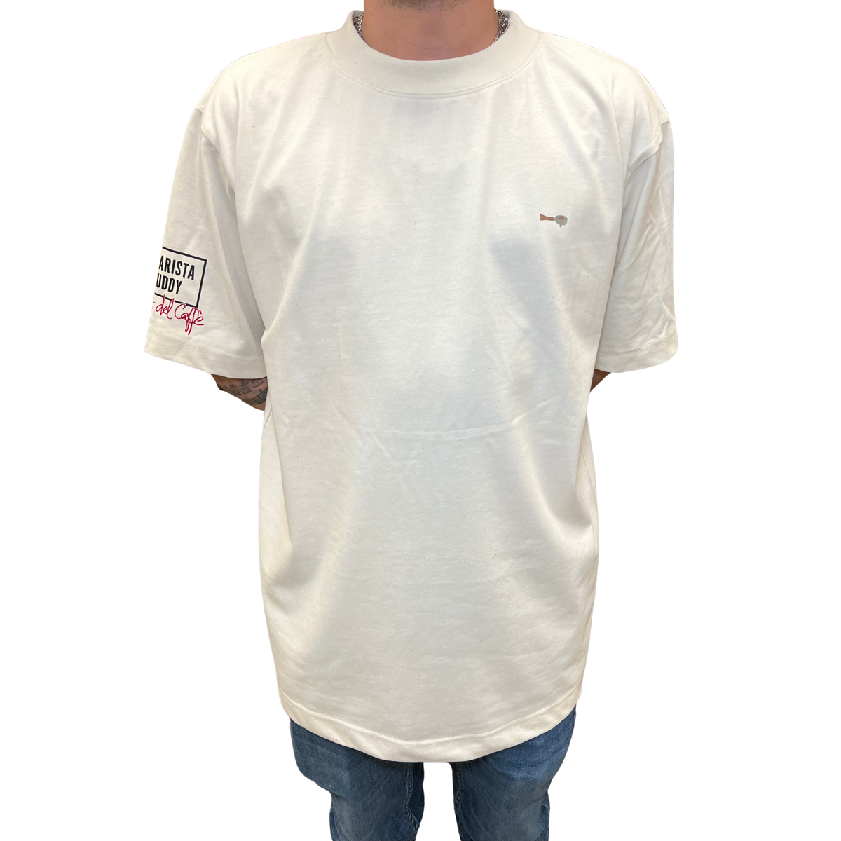 T-shirt oversize Barista Buddy x Mondo del Caffè – Salutations