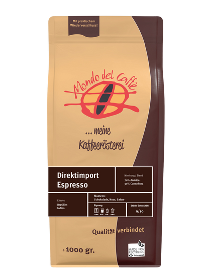 Espresso importé directement