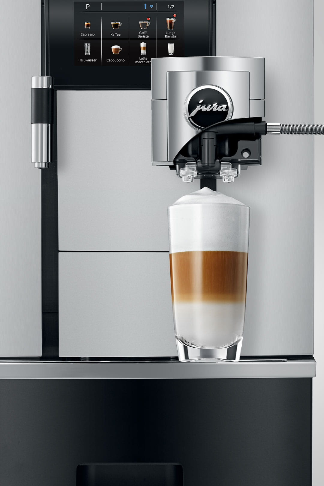 JURA GIGA X3 Aluminium (EB 15569) – Professional fully automatic coffee machine with water tank