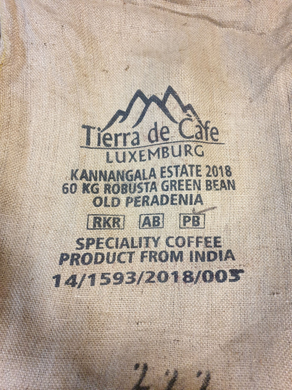 Sac de jute à café