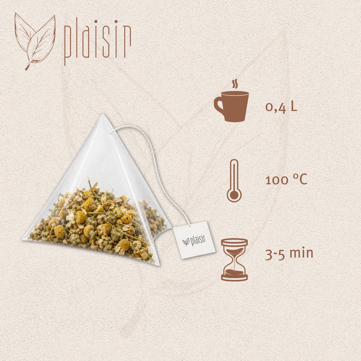 Plaisir Bio Camomille Tisane