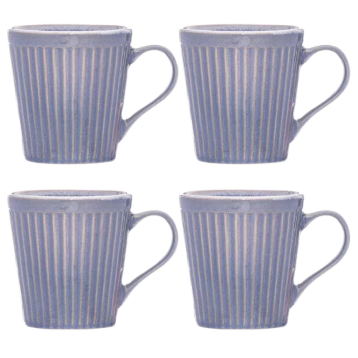 Tasse en faïence 400 ml Marguerite lot de 4