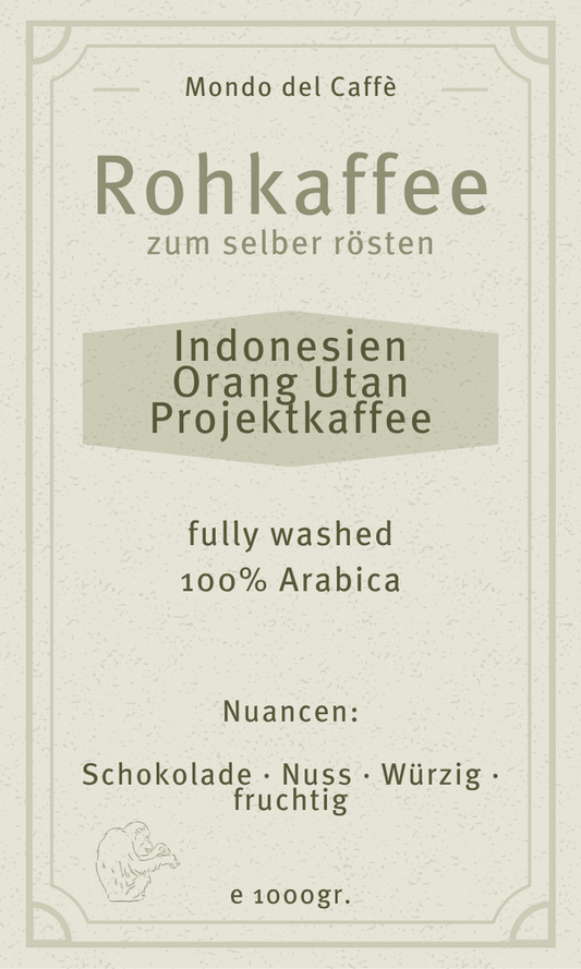 Rohkaffee Indonesien