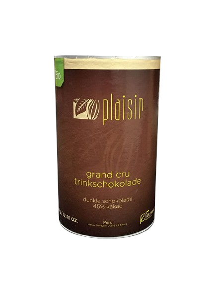 Plaisir dunkle Trinkschokolade Bio