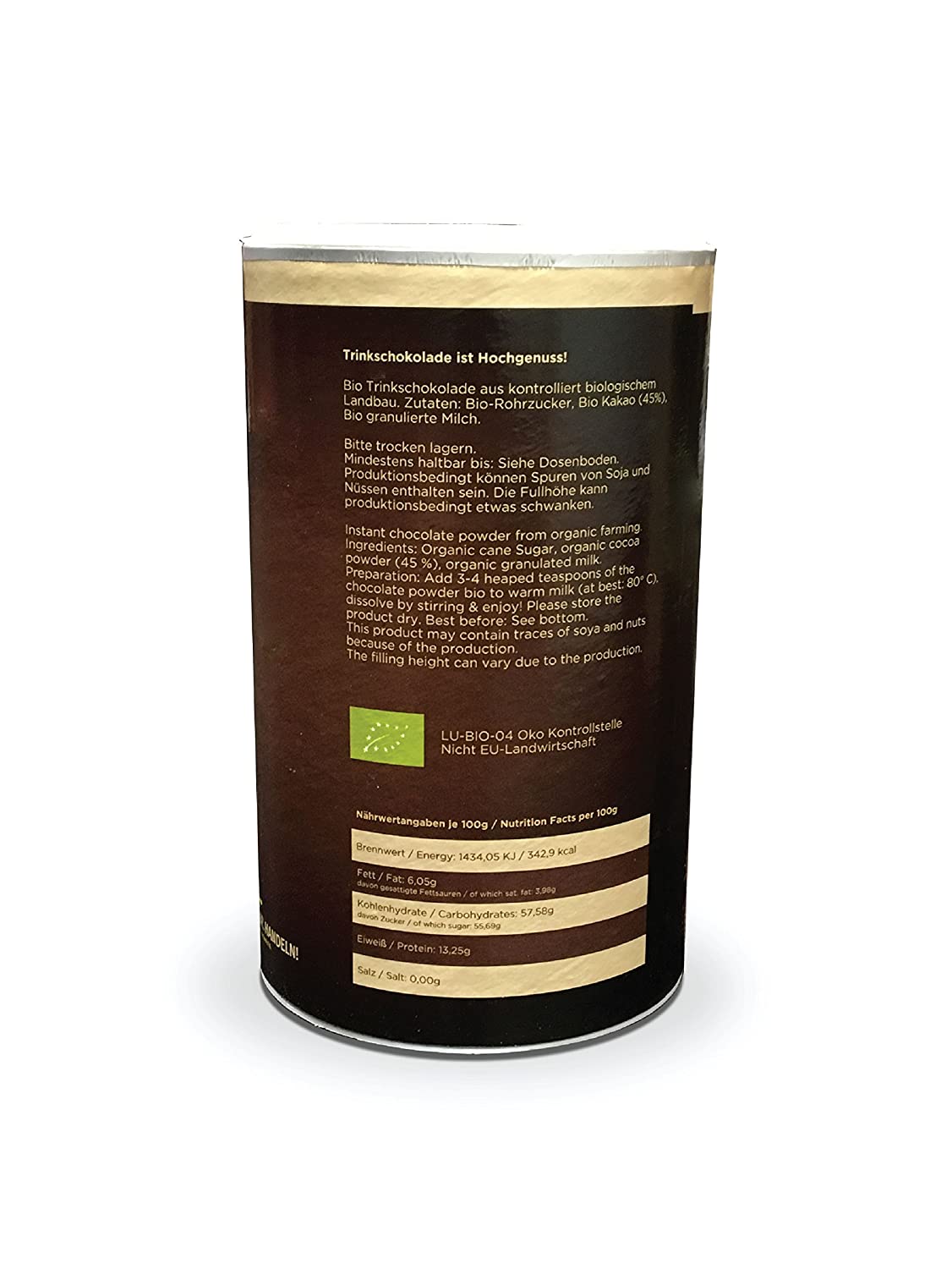 Plaisir dark drinking chocolate organic