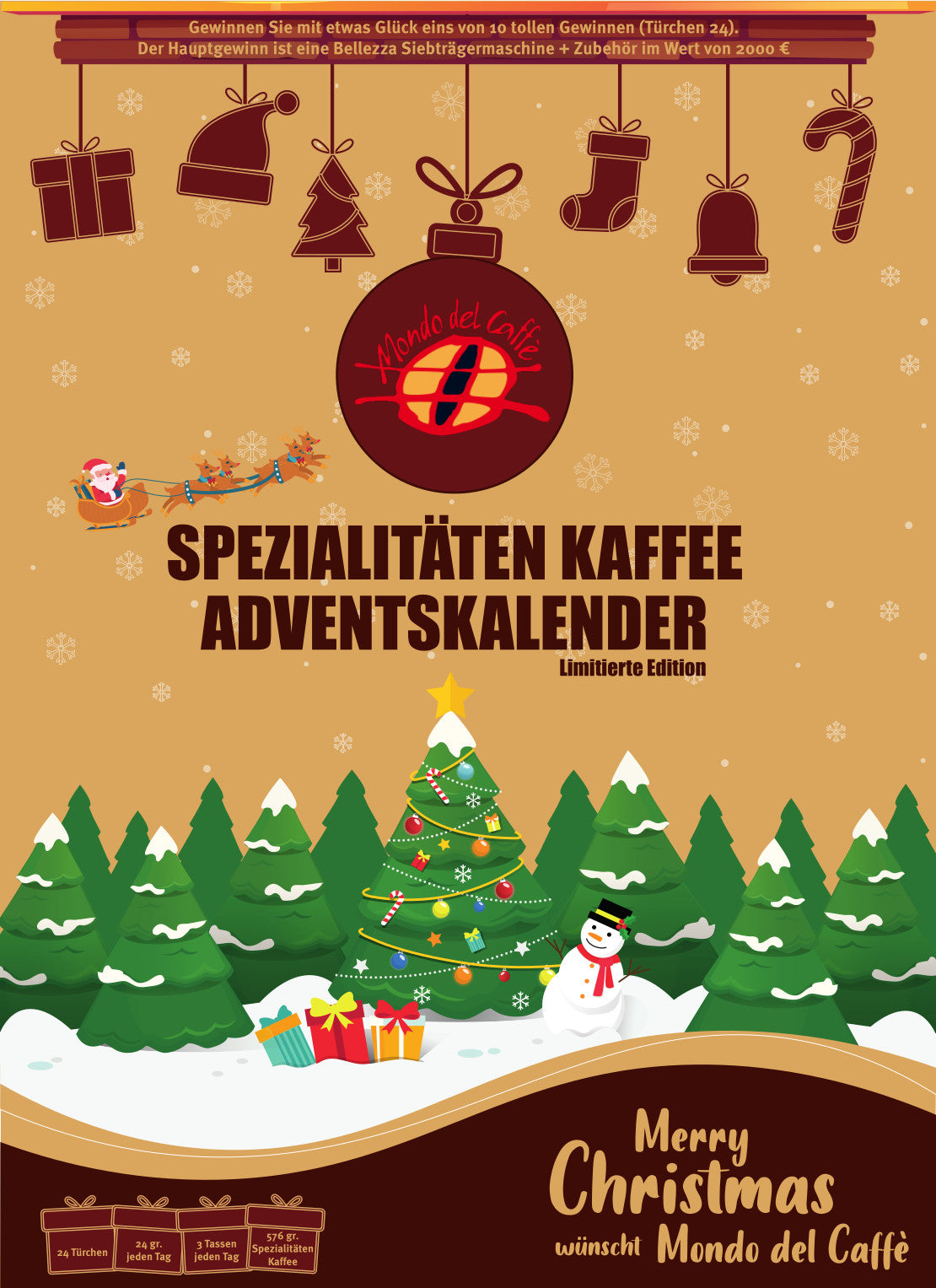 Spezialitätenkaffee Adventskalender 2026